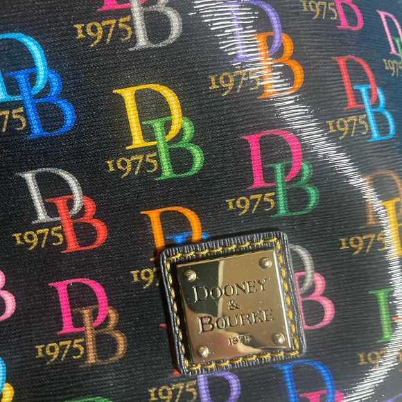 RARE Dooney & Bourke DB75 Multi Color Crossbody - Picture 4 of 15